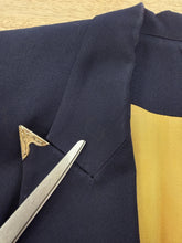 90s Navy Western Fringe Blazer