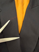 90s Black Western Fringe Blazer