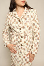 70s Dormeuil Plaid Skirt Suit Set