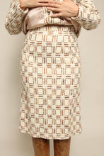 70s Dormeuil Plaid Skirt Suit Set