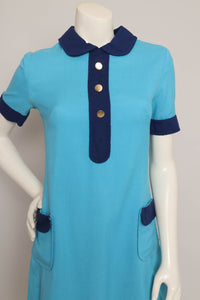 60s Two Tone Mod Dress