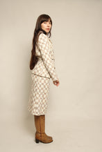 70s Dormeuil Plaid Skirt Suit Set