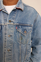 80s Levi's Flannel Lined Trucker Jacket