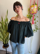 80s Anna Konya Blouse