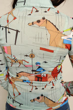 70s Equestrian Horse Racing Shirt