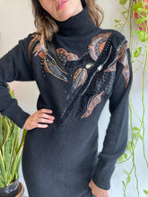 80s Angora Sweater Dress