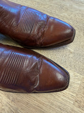 Justin Cowboy Boots With Inlays