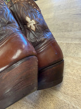 Justin Cowboy Boots With Inlays