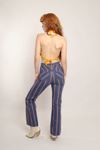 70s Mod Striped Jeans