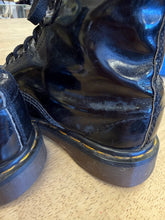 90s Dr. Martens Black Patent Leather Boots