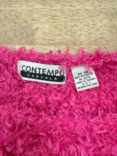 ❤️ 90s Pink Fuzzy Cropped Sweater