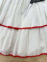 ❤️ 60s Red Rose Dress