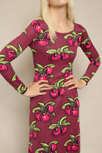 70s Alley Cat By Betsey Johnson Cherry Print Dress