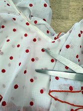 ❤️ 70s Polka Dot Babydoll Mini Dress