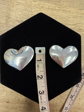 ❤️ 80s Harlene Korey Sterling Silver Heart Earrings