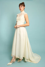 70s Lace Wedding Gown With Train