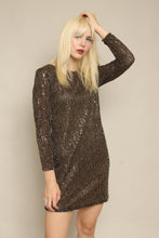 90s Anne Klein Gold Mini Dress