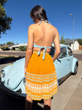 50s Bird Print Cotton Skirt