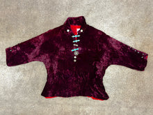 40s Navajo Velvet & Turquoise Blouse