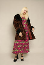 70s Faux Fur Coat With Collar