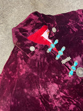 40s Navajo Velvet & Turquoise Blouse