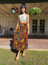 70s Psychedelic Maxi Skirt