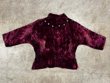 40s Navajo Velvet & Turquoise Blouse