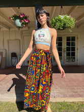 70s Psychedelic Maxi Skirt