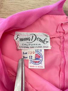 ❤️ 60s Emma Domb Chiffon Dress