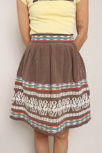 50s Guatemalan Embroidered Skirt