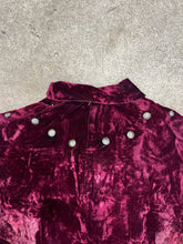 40s Navajo Velvet & Turquoise Blouse