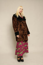 70s Faux Fur Coat With Collar