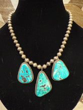 70s Turquoise Sterling Silver Necklace