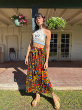70s Psychedelic Maxi Skirt