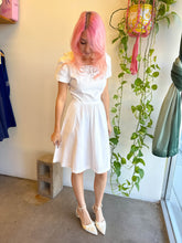 60s White Cotton Dress
