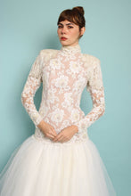 80s Drop Waist Wedding Gown With Train