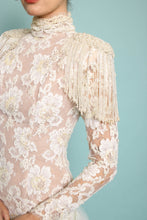 80s Drop Waist Wedding Gown With Train