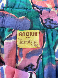 80s Anokhi Cotton Skirt