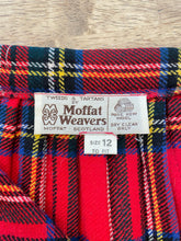 90s Tartan Plaid Buckle Skirt