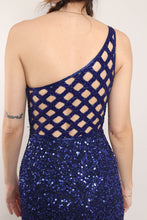 90s Sequined Cut-Out Dress