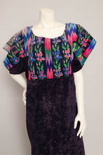 70s Velvet Guatemalan Dress