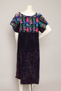 70s Velvet Guatemalan Dress