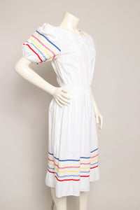 80s Cross Stitch Prairie Dress