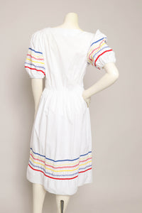 80s Cross Stitch Prairie Dress