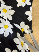 90s Daisy Print Trapeze Dress