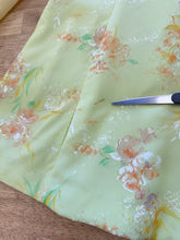 70s Floral Chiffon Mini Dress