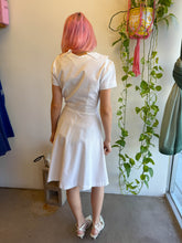 60s White Cotton Dress