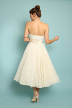 50s Tea Length Lace Wedding Gown