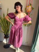 80s Scalloped Lace Party Dress