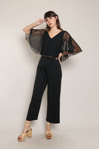 70s Disco Cape Jumpsuit